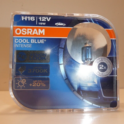 Osram H16 Cool Blue Intense Duo Box (12V, 19W, 2 Piece)