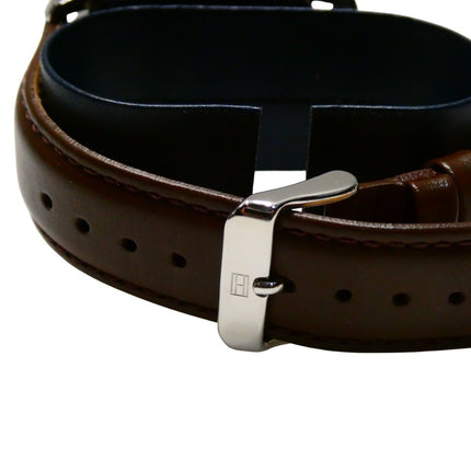 Tommy Hilfiger Table Brown Leather Navy Dial Men's Watch