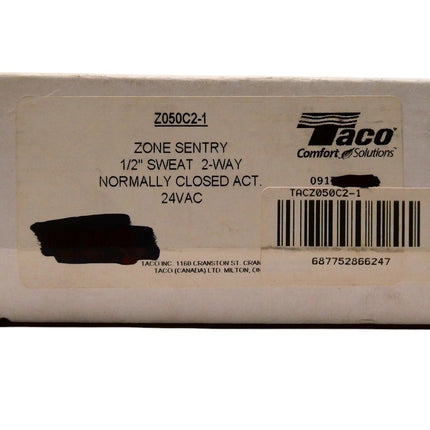 Taco Z050C2-1/2" Sweat Zone Sentry Zone Valve