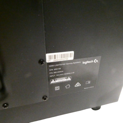 Logitech G 980-001303 G560 LIGHTSYNC PC Gaming Speakers Black