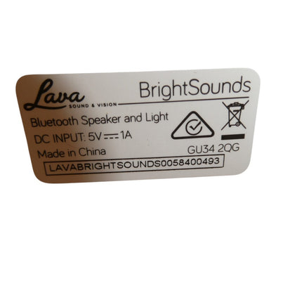 Lava BrightSounds 2 | Portable Bluetooth Speaker with Dimmer Controlled Lantern,