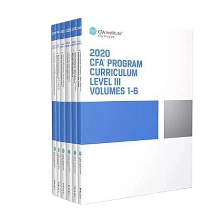 Cfa Curriculum 2020 Ser.: CFA Program Curriculum 2020 Level III, Volumes 1 - 6,