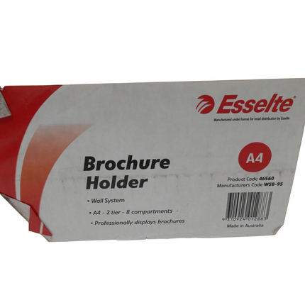 Esselte Brochure Holder Wallet System A4 2t-8 Compartments 46560