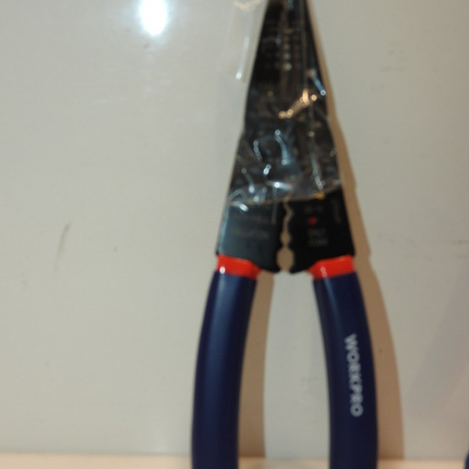 WORKPRO Wire Stripper Set, 8-Inch Multi-Tool Stripper and 8-Inch Self-Adjusting