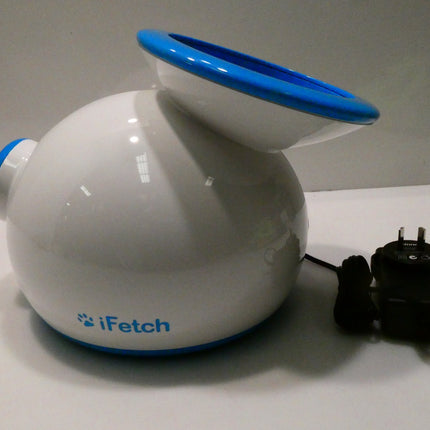 iFetch Interactive Ball Launchers for Dogs - White/Blue (No Balls)