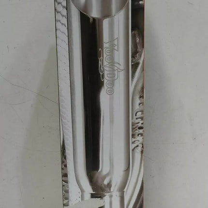 VooDoo Industries VC403 Chrome Universal Cafe Style Exhaust Pipe