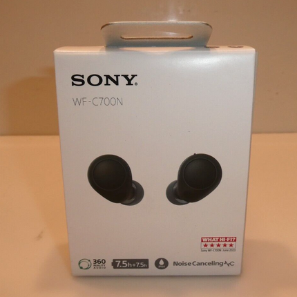 Sony WF-C700 Truly Wireless Noise Cancelling Headphones - Black