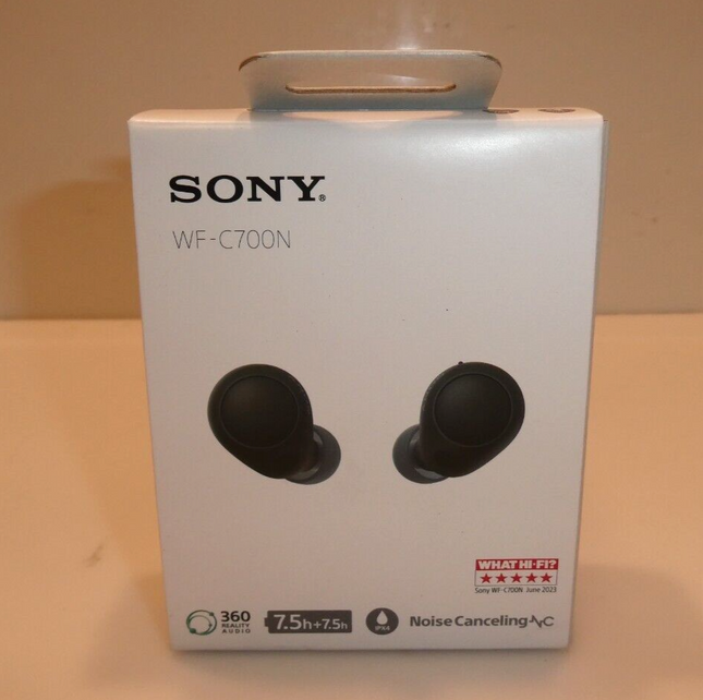 Sony WF-C700 Truly Wireless Noise Cancelling Headphones - Black