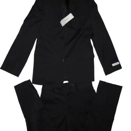Calvin Klein Boys' Black Suit Set - Blazer & Trousers - Size 14