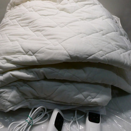 Sunbeam Sleep Perfect Quilted Anti Bacterial Queen Electric Blanket BLQ6451