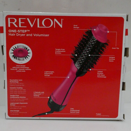 Revlon One-Step Volumiser Original 1.0 Blowout 70Mm Brush Pink