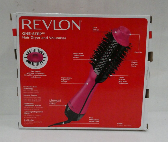Revlon One-Step Volumiser Original 1.0 Blowout 70Mm Brush Pink