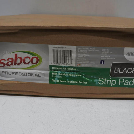 Sabco Professional 40 cm Floor Pads with Black Strip