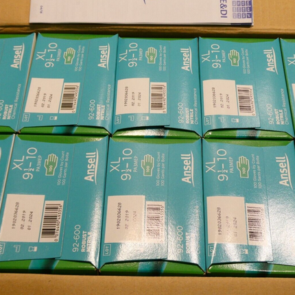 TouchnTuff 92-600 Unpowdered Single Use Glove, Extra Large 1000pcs