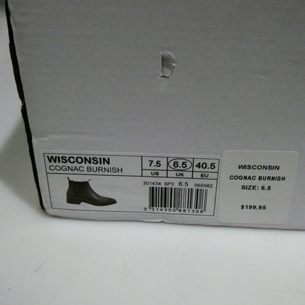 Hush Puppies Men's Wisconsin Boot, Cognac Burnish, UK 6.5/US 7.5