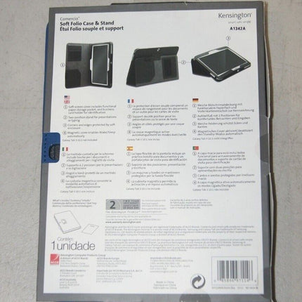 Kensington Comercio Soft Folio Case & Stand for Galaxy Tab 3,10.1'' - Denim Blue