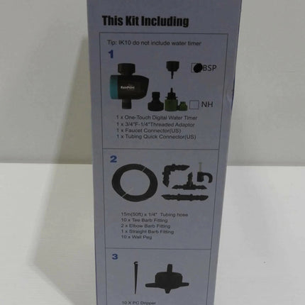 Rainpoint Water Timer Garden Irrigation Equipment Hose Timer, 23 * 20 * 7.5cm