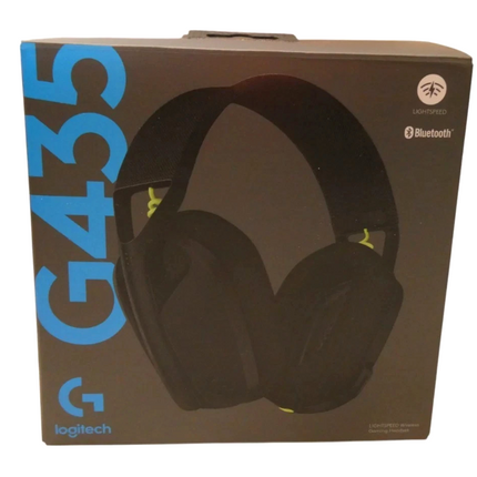 Logitech G435 LIGHTSPEED Wireless Gaming Headset (Black & Neon Yellow)