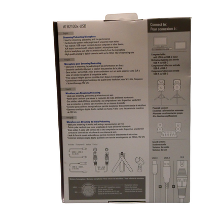 Audio Technica ATR2100X USB Cardioid Dynamic USB/XLR Microphone Dual Connection