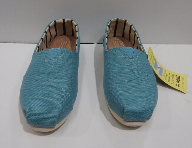 TOMS Women's Heritage Canvas Original, Marine Blue Heritage Canvas - 7 US