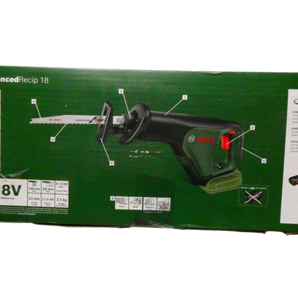Bosch 18 V Cordless Reciprocating Recip Sabre Saw Inc Blade Without Battery