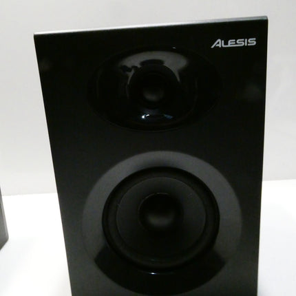 Alesis Elevate 4 |Pair of 50 W Powered Desktop Studio or Gaming Wired Speakers