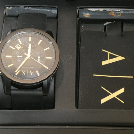 Armani Exchange Outerbanks Analog Black Dial Men's Watch - AX7105