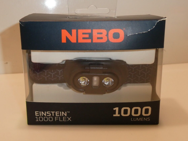 NEBO EINSTEIN 1000 Flex Rechargeable Headlamp