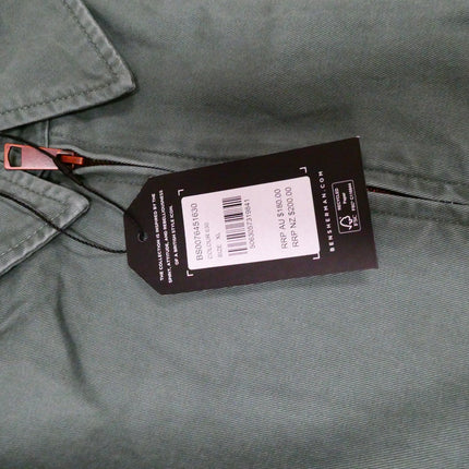 Ben Sherman Men's Sports Blouson, Sage, X-Large