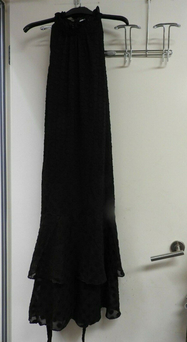 Cooper St Women's Manhatten High Neck Frill Dress, Black - 14