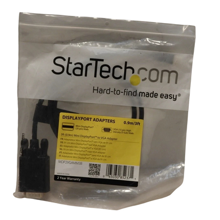 StarTech.com 3 ft Mini DisplayPort to VGA Adapter Cable - mDP to VGA Video Conve