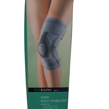 Oppo 2930 Accutex Knee Poly-stabiliser, XXX-Large, Knee Sleeve for Sprains, Stra
