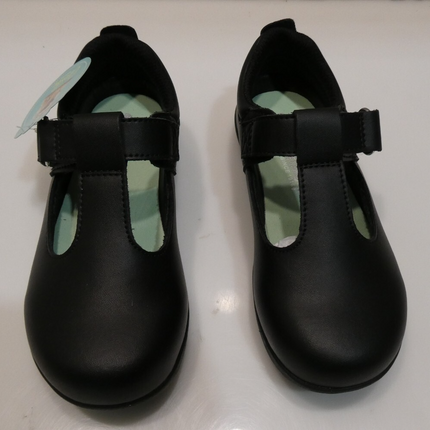 Grosby Girl's Delilah Jnr School Shoe, Black, UK 11/US 12