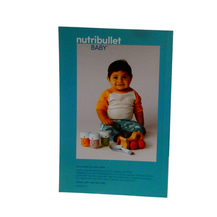NutriBullet Baby 200W, White / Blue, Blender Designed to Make Baby Food