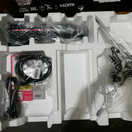 AOC 27-Inch IPS 144Hz Full HD Monitor with Height Adjustable Stand, Black