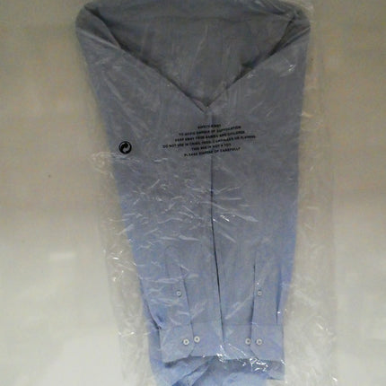 Abelard Men's 4 Way Stretch Poplin Slim Fit Dress Shirt, Sky, XXL