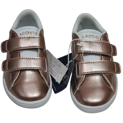 Lacoste Carnaby EVO 318 2 Baby Fashion Shoes, Pink/White - 7 US
