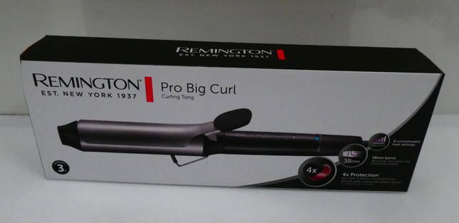 Remington CI5538AU Pro Big Curl 38mm Titanium Ceramic Curling Tong