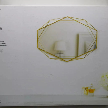 Umbra 358776-165 Prisma Modern Geometric Shaped Oval Mirror Wall Decor