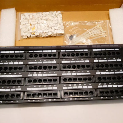 Monoprice 107307 Cat5 Enhanced 110Type 96-Port (568A/B Compatible) Patch Panel