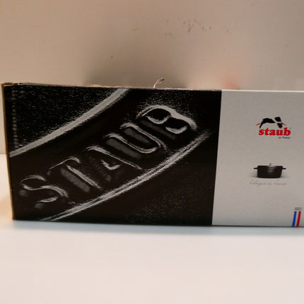 Staub Cast Iron Dutch Oven, 3.75Qt, Serves 3-4, Made in France, White