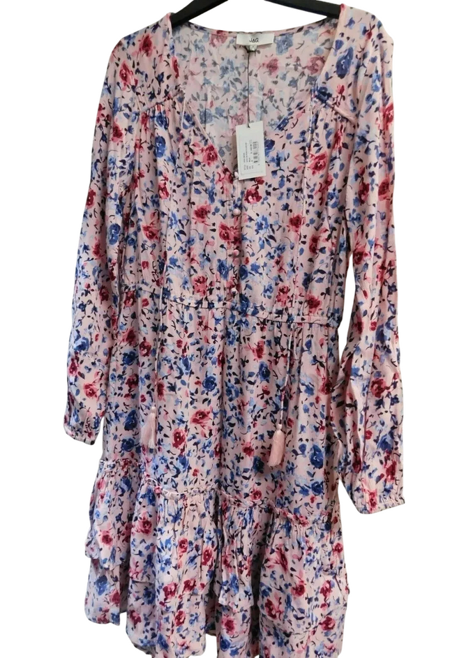 Jag Women Kristen Printed Dress, Blush, Size - 8