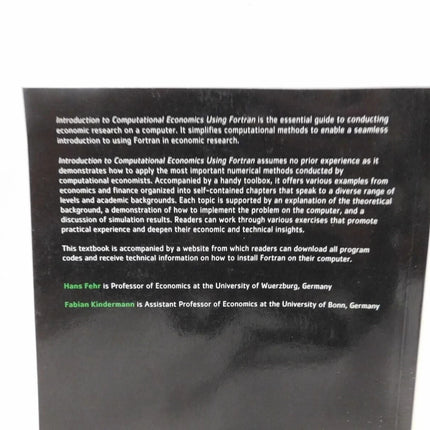 Introduction to Computational Economics Using Fortran by Fabian Kindermann...