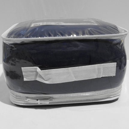 Lush Decor Ruffle Skirt Bedspread, Navy, Queen