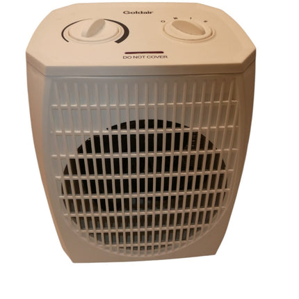 Goldair 2000W Upright Fan Heater with 2 Heat Settings and Adjustable Thermostat,