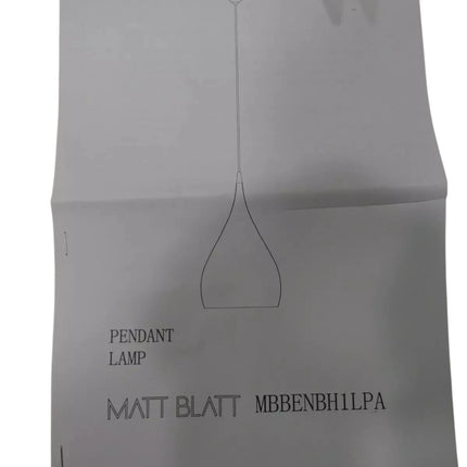 Matt Blatt Benjamin Hubert Spinning BH1 Pendant Light MBBENBH1LPA