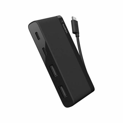 Belkin 4 Port USB-C Travel Hub Black (F4U090btBLK)