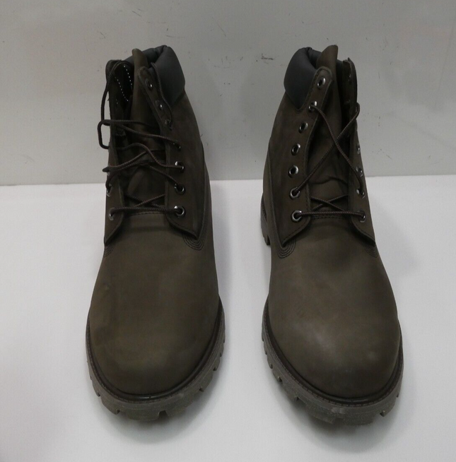 Timberland Men's 6-Inch Premium Waterproof Boot, Dark Brown Nubuck, US 13