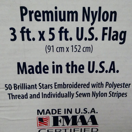 Annin Flagmakers American Flag SolarGuard Nylon Flag, Solar Light and Flagpole