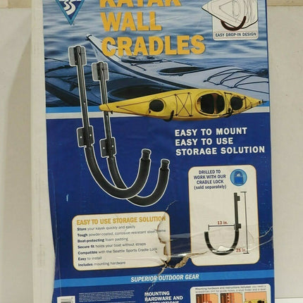 Seattle Sports Kayak Wall Cradle Hooks